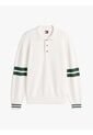Saco Blanco Tommy Badge Con Rayas En Las Mangas Tommy Jeans de Tommy Hilfiger