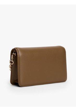 Bolso Café De Mano Heritage Con Monograma TH Tommy Hilfiger