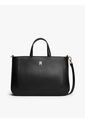 Bolso Negro Satchel Con Logo Tommy Hilfiger de Tommy Hilfiger