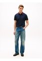 Polo Azul Jacquard Con Tejido Ribeteado Tommy Hilfiger de Tommy Hilfiger