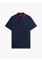 Polo Azul Jacquard Con Tejido Ribeteado Tommy Hilfiger de Tommy Hilfiger
