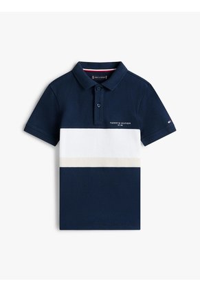Polo Multicolor De Algodón Con Diseño Moderno Para Niños Tommy Hilfiger