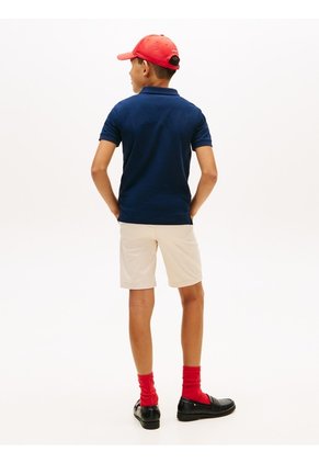 Polo Multicolor De Algodón Con Diseño Moderno Para Niños Tommy Hilfiger