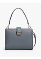 Bolso Gris Satchel Con Monograma TH Tommy Hilfiger de Tommy Hilfiger