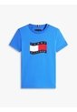 Camiseta Azul Con Logo Estampado En El Pecho Tommy Hilfiger de Tommy Hilfiger