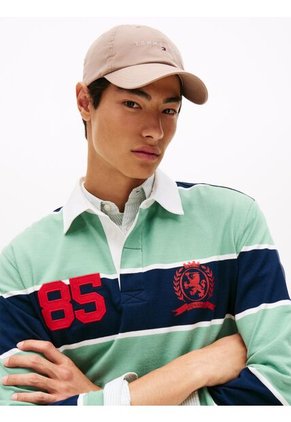 Gorra Beige De Béisbol Con Logo Bordado Tommy Hilfiger