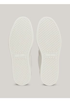 Tenis Rosa The Greenwich De Cuero Con Logo Tommy Hilfiger