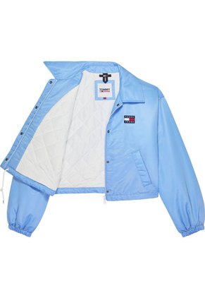 Chaqueta Estilo Entrenador Con Logo Mujer Celeste Tommy Jeans