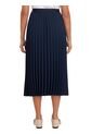 Falda Azul Midi Plisada Con Logo En Cintura Tommy Hilfiger de Tommy Hilfiger