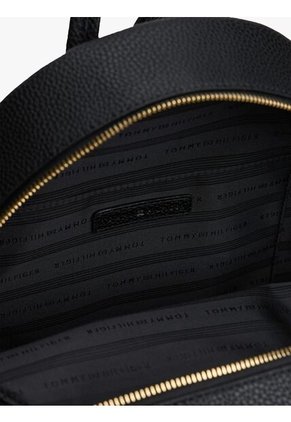 Morral Negro Con Cinta Tonal Distintiva Tommy Hilfiger