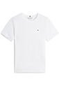 Camiseta Blanca De Corte Regular Con Logo Tommy Hilfiger de Tommy Hilfiger