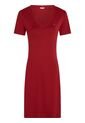 Vestido Rojo AOP Con Ribete De Cuello V Tommy Hilfiger de Tommy Hilfiger