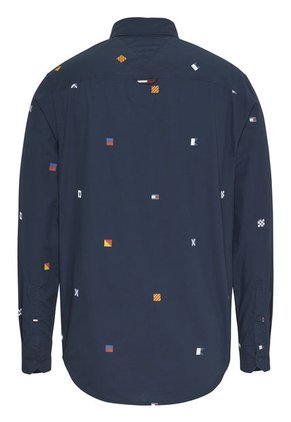 Camisa Archive De Corte Clásico Con Logos Hombre Azul Tommy Jeans