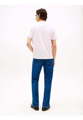 Camiseta Rosa De Cuello Redondo Tommy Hilfiger
