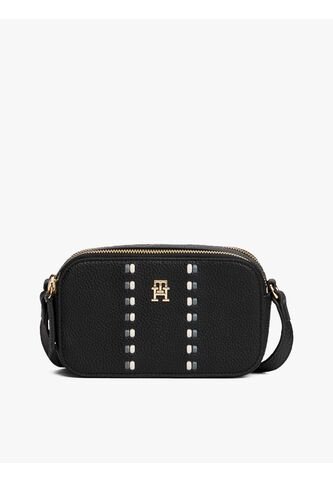 Bolso Negro Cruzado Con Cinta Distintiva Tommy Hilfiger Tommy Hilfiger