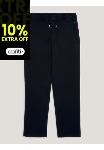 Pantalón Chino Azul Oscuro Essential Con Cordon Para Niño Tommy Hilfiger Tommy Hilfiger