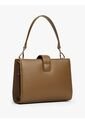Bolso Café Satchel Con Monograma TH Tommy Hilfiger de Tommy Hilfiger