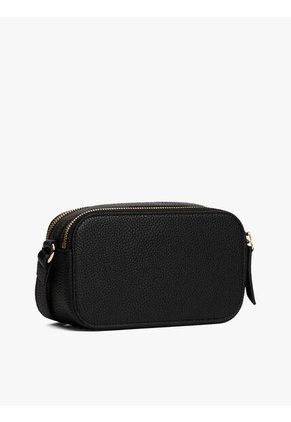 Bolso Negro Cruzado Con Cinta Distintiva Tommy Hilfiger
