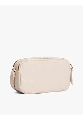 Bolso Beige Cruzado Con Cinta Distintiva Tommy Hilfiger