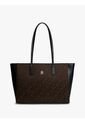 Bolso Negro Tote Con Diseño Jacquard Tommy Hilfiger de Tommy Hilfiger