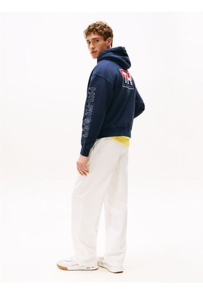 Buzo Azul Amplio Con Capota Hilfiger Sailing Tommy Hilfiger