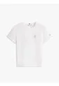 Camiseta Blanca De Corte Regular Con Diseño De Rayas Tommy Hilfiger de Tommy Hilfiger
