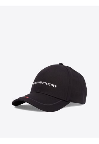 Gorra Negra De Béisbol Con Logo Bordado Tommy Hilfiger Tommy Hilfiger
