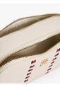 Bolso Beige Cruzado Con Cinta Distintiva Tommy Hilfiger de Tommy Hilfiger