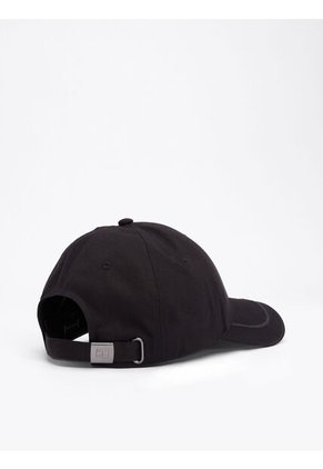 Gorra Negra De Béisbol Con Logo Bordado Tommy Hilfiger