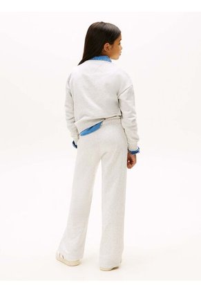 Joggers Gris Varsity Anchos Con Logo Tommy Hilfiger