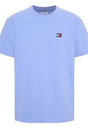 Camiseta De Corte Clásico Con Parche Hombre Celeste Tommy Jeans