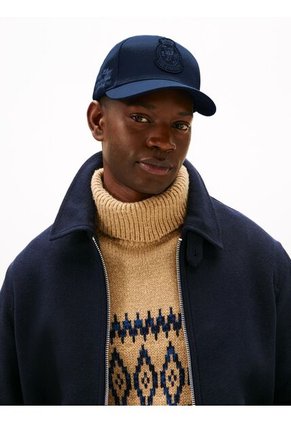 Gorra Azul Con Logo De Escudo De 5 Panales Tommy Hilfiger