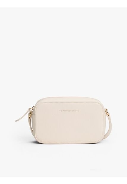 Bolso Beige Bolso Cruzado Con Logo Metalizado Tommy Hilfiger