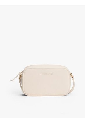 Bolso Beige Bolso Cruzado Con Logo Metalizado Tommy Hilfiger