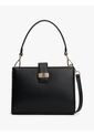Bolso Negro Satchel Con Monograma TH Tommy Hilfiger de Tommy Hilfiger