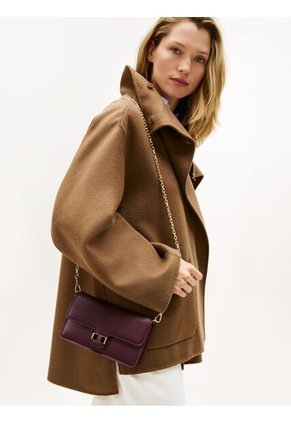 Bolso Rojo De Mano Heritage Con Monograma TH Tommy Hilfiger