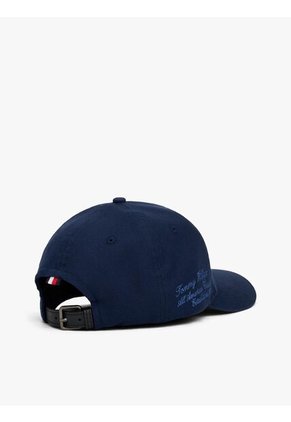 Gorra Azul Con Logo De Escudo De 5 Panales Tommy Hilfiger