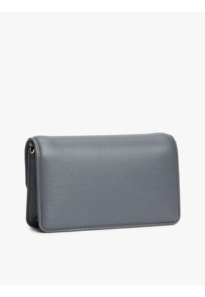 Bolso Gris De Mano Heritage Con Monograma TH Tommy Hilfiger