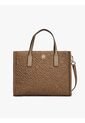 Bolso Café Mini Tote Con Texturizado Monograma TH Tommy Hilfiger de Tommy Hilfiger