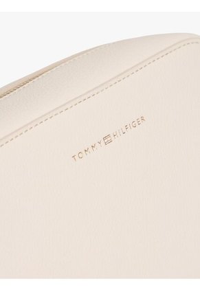 Bolso Beige Bolso Cruzado Con Logo Metalizado Tommy Hilfiger