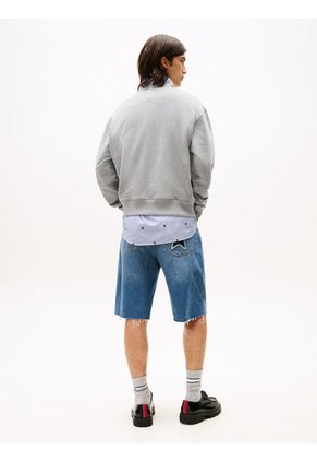 Saco Gris Amplio Con Logo De Tommy Girl Tommy Jeans