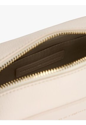 Bolso Beige Bolso Cruzado Con Logo Metalizado Tommy Hilfiger