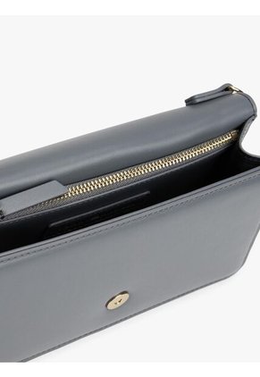Bolso Gris De Mano Heritage Con Monograma TH Tommy Hilfiger