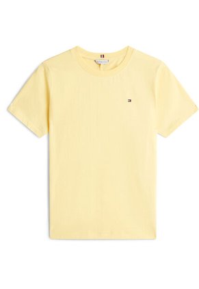 Camiseta Amarilla De Corte Regular Con Logo Tommy Hilfiger