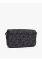 Bolso Negro Mensajero Hilfiger Icon De Jacquard Tommy Hilfiger de Tommy Hilfiger