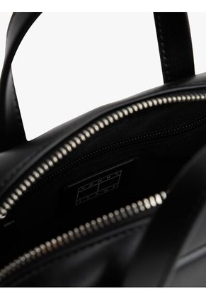 Bolso Negro Cruzado Con Logo Tommy Hilfiger