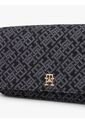 Bolso Negro Mensajero Hilfiger Icon De Jacquard Tommy Hilfiger de Tommy Hilfiger