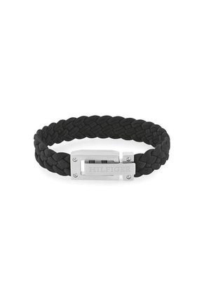 Pulsera Tommy Hilfiger De Piel Negro
