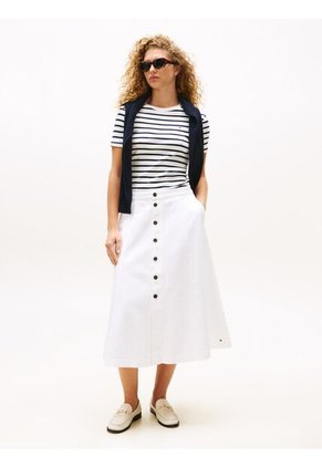 Camiseta Multicolor Slim De Cuello Redondo Tommy Hilfiger