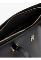 Bolso Negro Tote Con Logo Monograma TH Tommy Hilfiger de Tommy Hilfiger